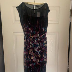 Warehouse Floral Midi Dress NWT Size UK 8